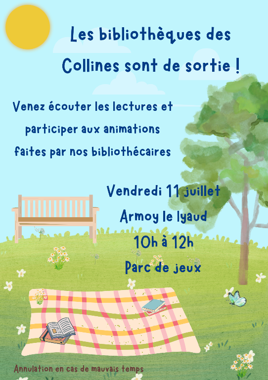 Couverture de Les bibliothèques des Collines sont de sortie - Armoy