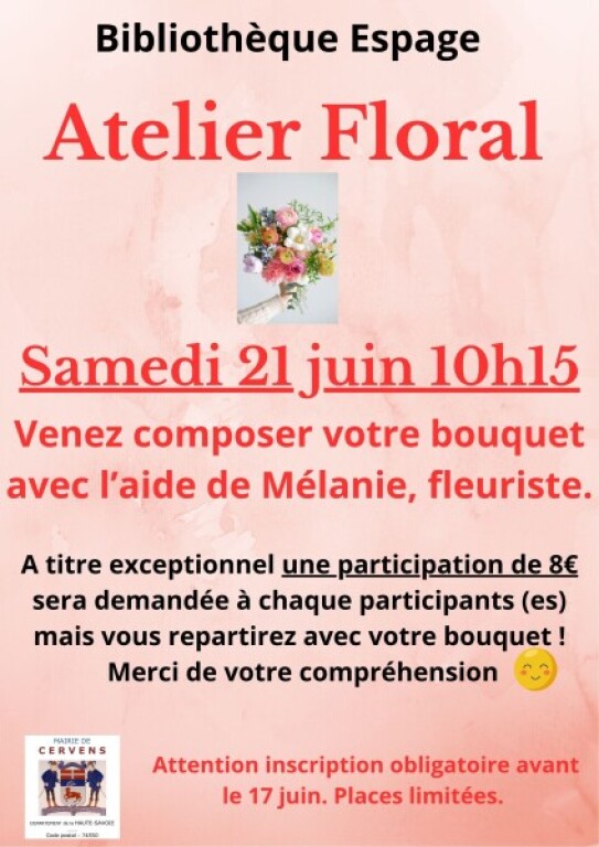 Couverture de Atelier floral