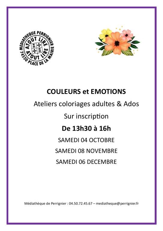 Couverture de Couleurs et émotions : Atelier coloriage adultes