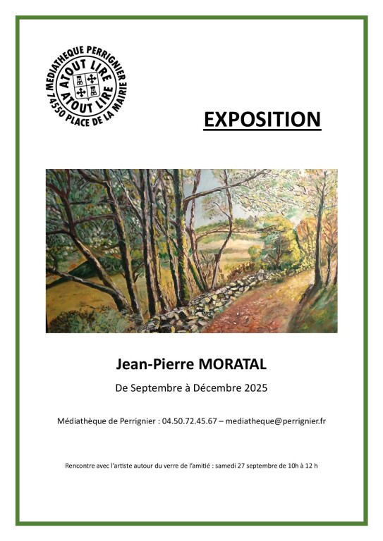 Couverture de Exposition Jean-Pierre Moratal : rencontre avec l'artiste