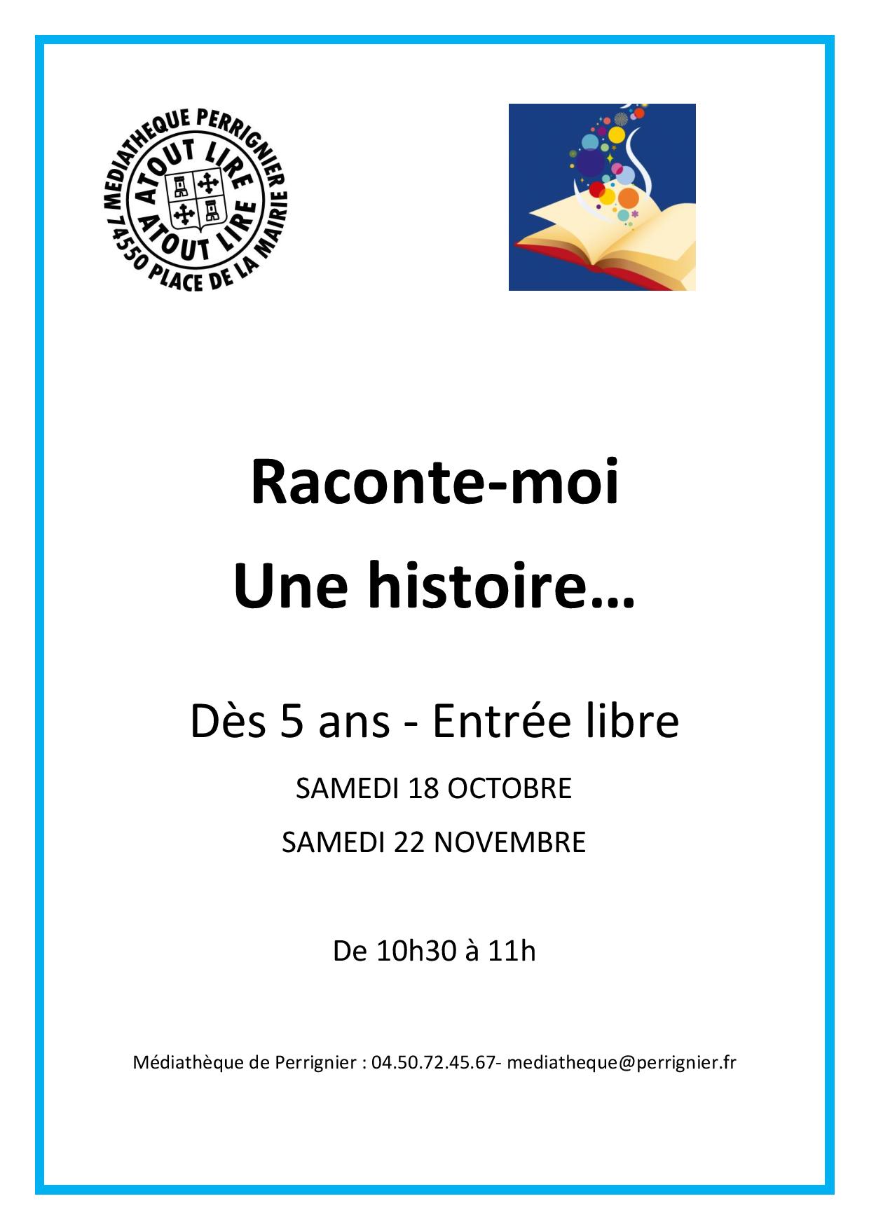 Couverture de Raconte-moi une histoire