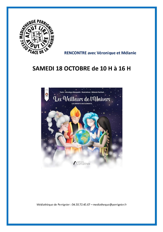 Couverture de Les veilleurs de l'univers : rencotre avec Véonique et Mélanie
