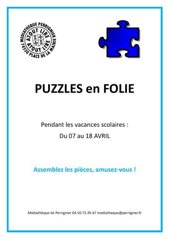 Couverture de Puzzles en folie
