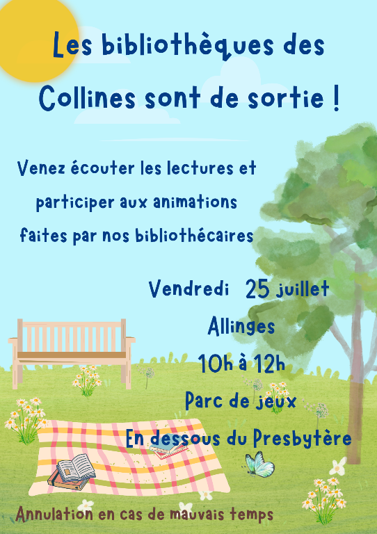 Couverture de Les bibliothèques des Collines sont de sortie - Draillant