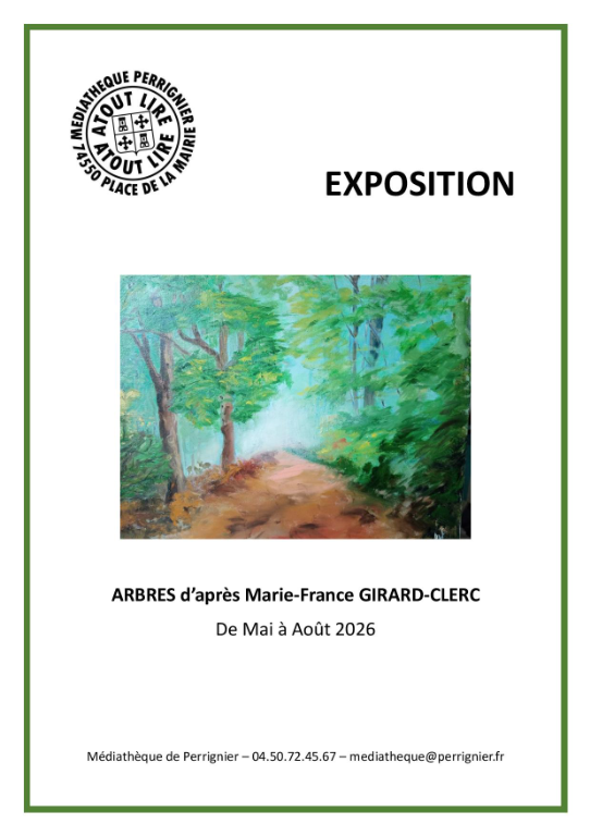 Couverture de Exposition : Arbres de Marie-France GIRARD-CLERC