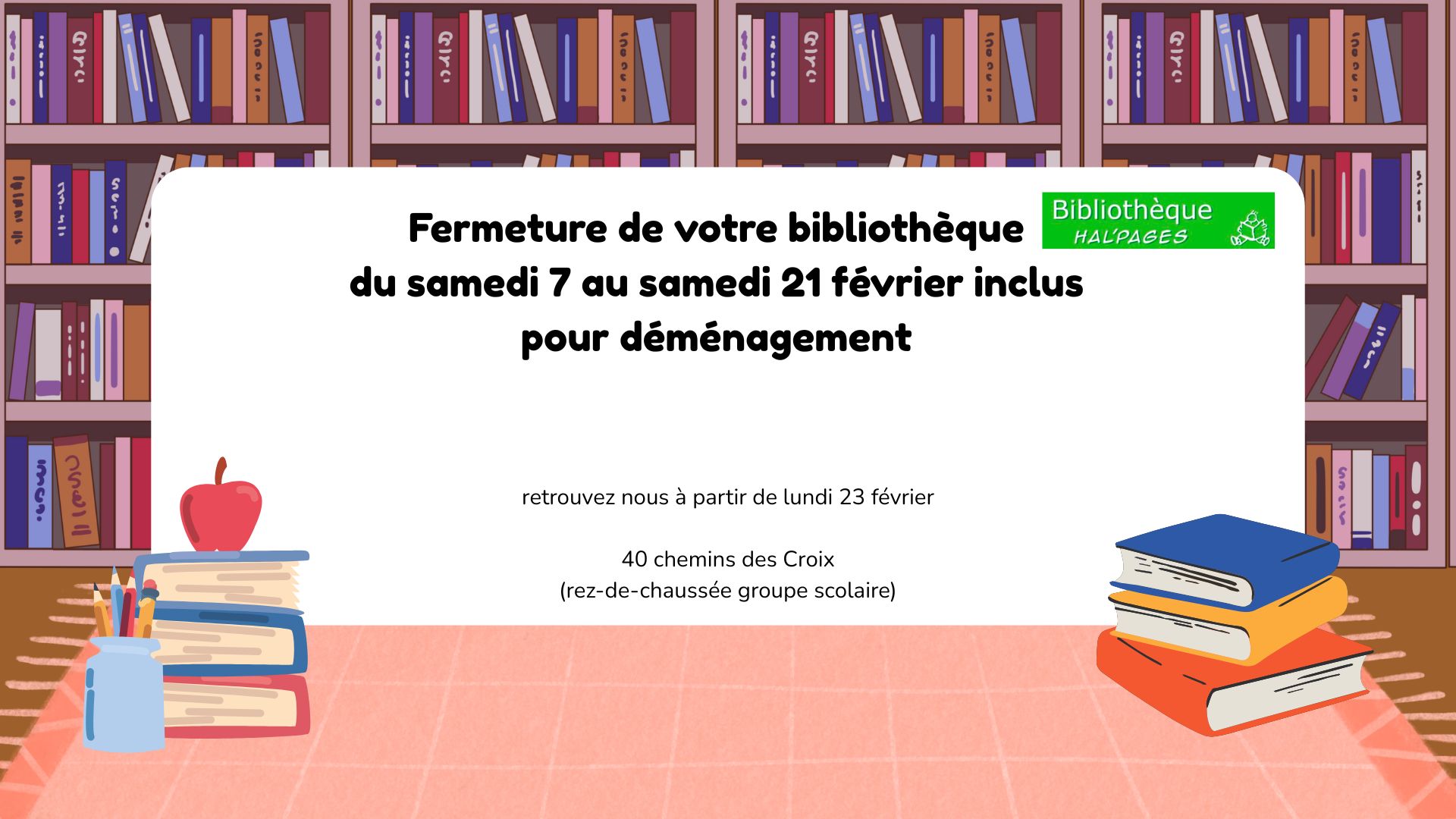 Couverture de Fermeture pour d&eacute;m&eacute;nagement